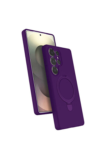 xirshop غطاء سامسونج جالاكسي S25 الترا ريجال مع حامل ماج سيف - بنفسجي غامق