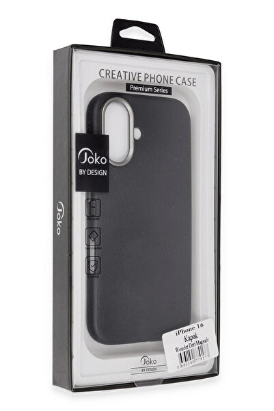 isiltikidsmoda Joko iPhone 16 Wonder Leather Magsafe Cover - Navy Blue