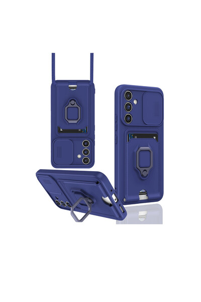 cepmoda حافظة سامسونج جالاكسي "A56" مع حلقة وحزام للكتف وغطاء حماية للكاميرا ...