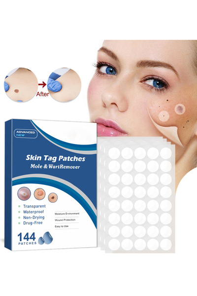 L&Wen لاصقات إزالة الشامات والثآليل، علاج لطيف وفعال للثآليل لجميع أنواع البش...