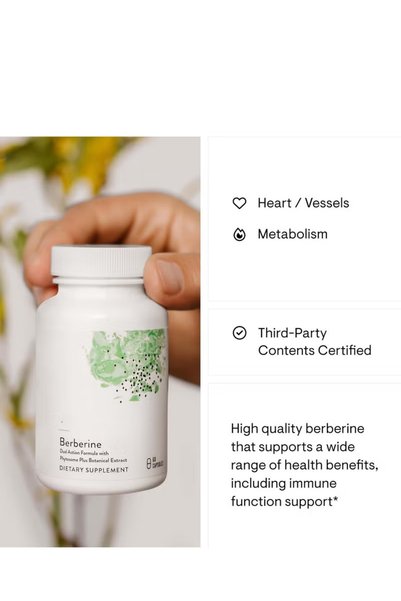 Berberine 500 بربرين-500 مع أبحاث - مركب نباتي لدعم استقلاب السكر - 60 كبسولة