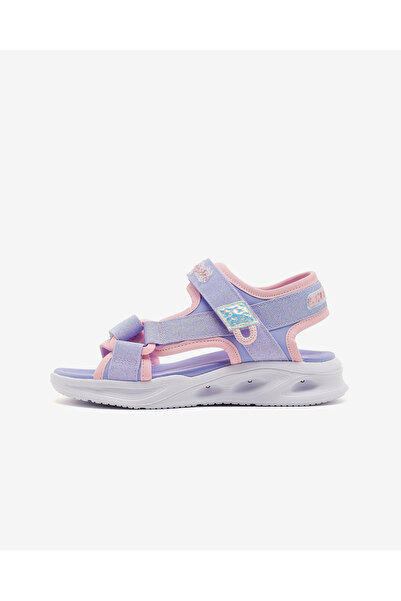 SKECHERS SOLA GLOW SANDAL Büyük Kız Çocuk Mor Işıklı Sandalet 303024L LVLP