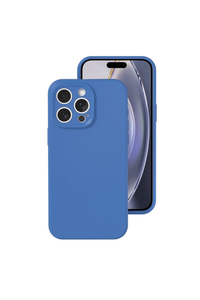 cepmoda iPhone "16 Pro" Soft Touch Velvet Lined Launch Case/Cover [Blue]