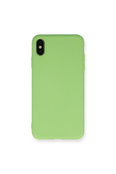 cepmoda iPhone "Xs Max" Soft Touch Velvet Lined Launch Case/Cover [Light Green]