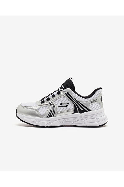 SKECHERS RETRO-GRAPH Büyük Kız Çocuk Beyaz Spor Ayakkabı 319078L WBKS