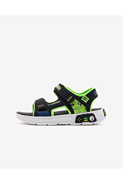 SKECHERS POWER SPLASH Büyük Erkek Çocuk Siyah Sandalet 402271L BKLM