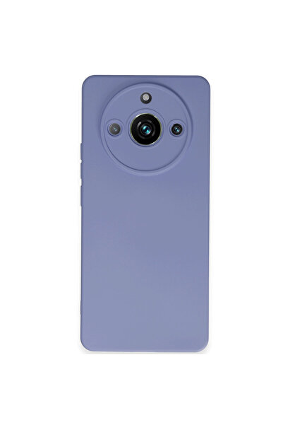 cepmoda غطاء/حافظة REALME "11 PRO" ناعمة الملمس ومبطنة بالقطيفة من الداخل [LILA]