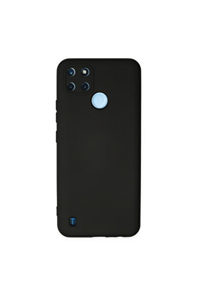 cepmoda Realme "C21Y / C25Y" Soft Touch Velvet Lined Launch Case/Cover [Black]