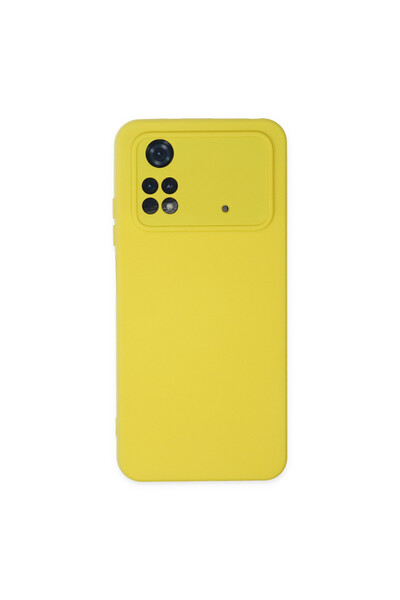 cepmoda Poco "M4 Pro (4g)" Soft Touch Velvet Lined Launch Case/Cover [Yellow]