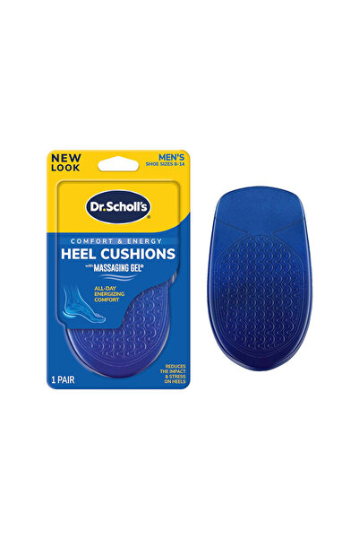 Dr.Scholl’s Dr.Scholl's Heel Cushions with Massaging Gel Comfort & Energy Men...