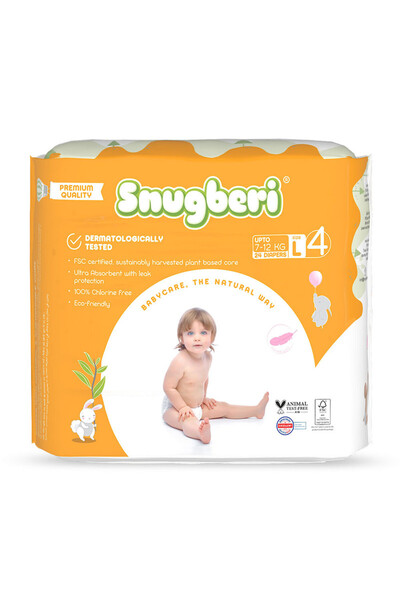 Snugberi Diaper Size 4 Large 7-12 kg 24's