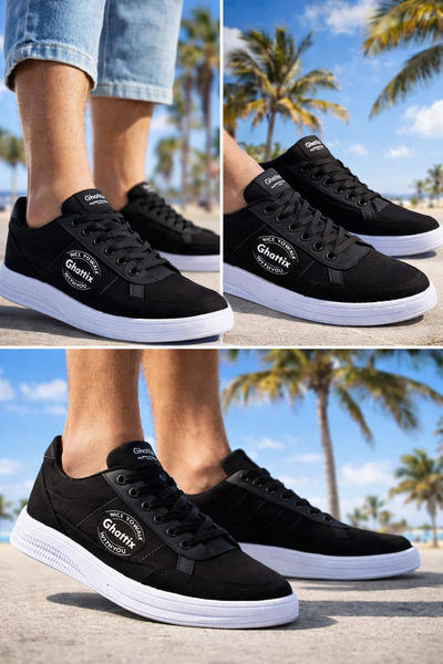 Ghattix Pantofi sport din in pentru bărbați, sezon nou, 26Y