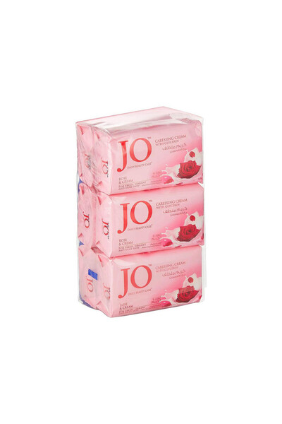 Jo صابون الورد والكريمة، 6 × 125 غرام