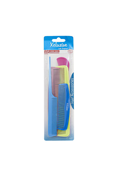 Xcluzive Styling Combs Family Pack 6 Pcs