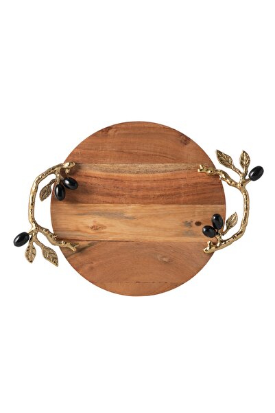 Mudo Concept OLIVE AHŞAP DEKORATİF TEPSİ 38X28X6CM