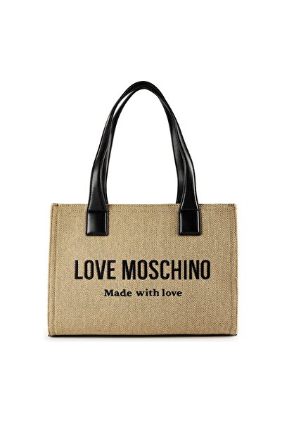 Love Moschino Cargo Canvas Shopper Tasche 35 cm