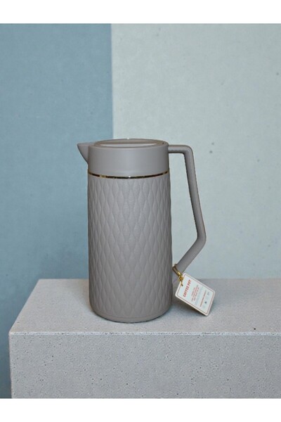 WDA 1.0L Insulated Thermal Coffee Pot – Luxury Quilted Design Hot & Cold Beve...