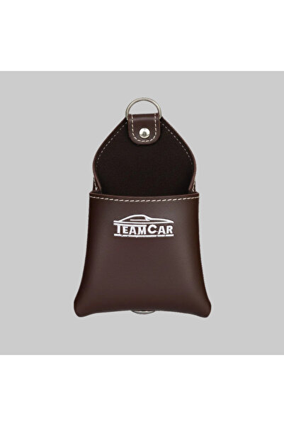 TEAMCAR Πολυλειτουργική τσάντα αποθήκευσης αυτοκινήτου με καφέ Δερμάτινο θήκη...