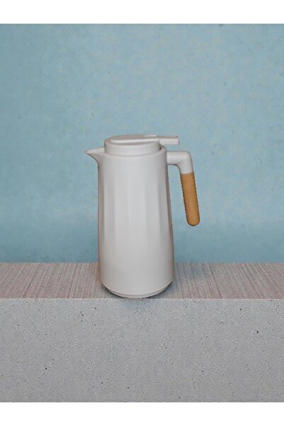 WDA Modern Thermal Coffee Carafe with Wooden Handle, Insulated Pitcher MULTI ...