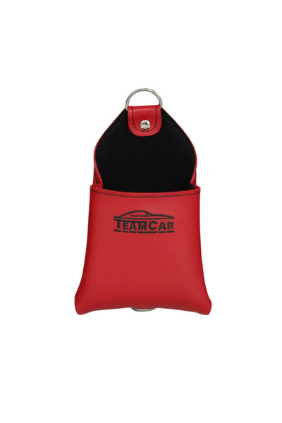 TEAMCAR Organizator auto multifuncțional din piele roșie – Grilă de ventilați...