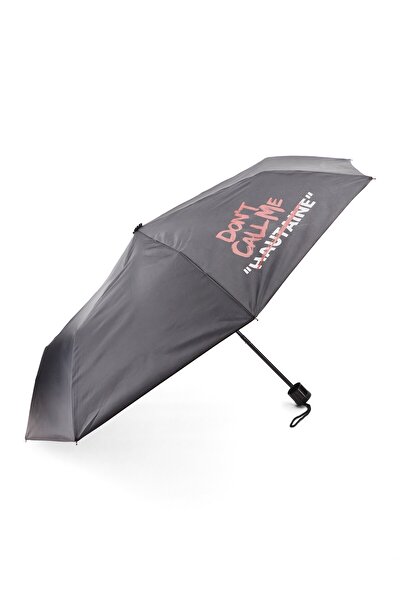 Don't Call Me Jennyfer Sun Protect And Water Resistant Folding Umbrella, Black