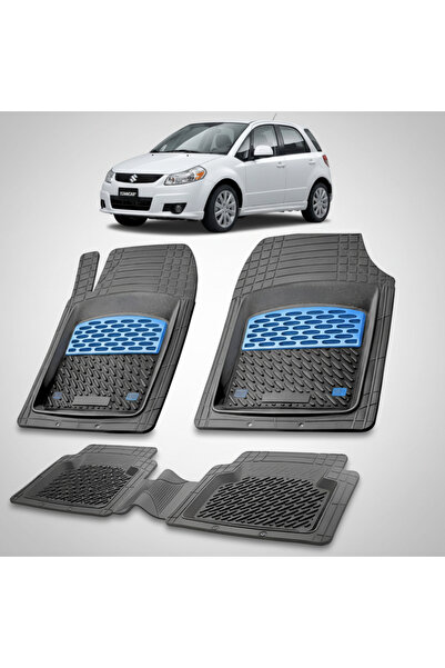 TEAMCAR Πατάκια δαπέδου Suzuki SX4 1 Συμβατά Hatchback 2006-2014 | Μπλε