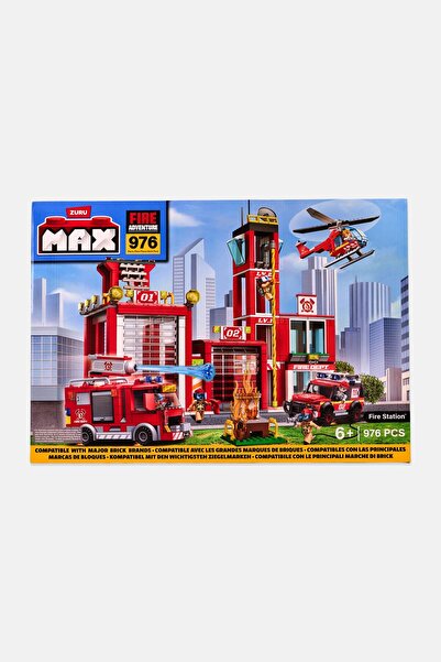 Zuru 976 Pcs Max City Fire Station Playset