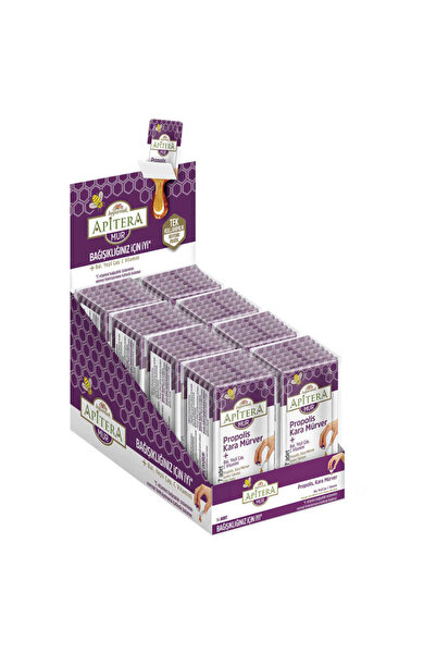 Apitera MUR Doğal Bal, C Vitamini, Kara Mürver, Yeşil Çay ve Propolis İçeren ...