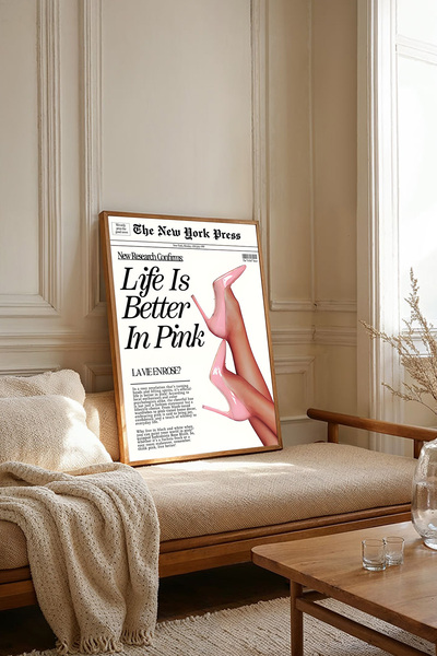 Dekorsiahome Tablou dintr-o singură bucată cu ramă din lemn TK3235