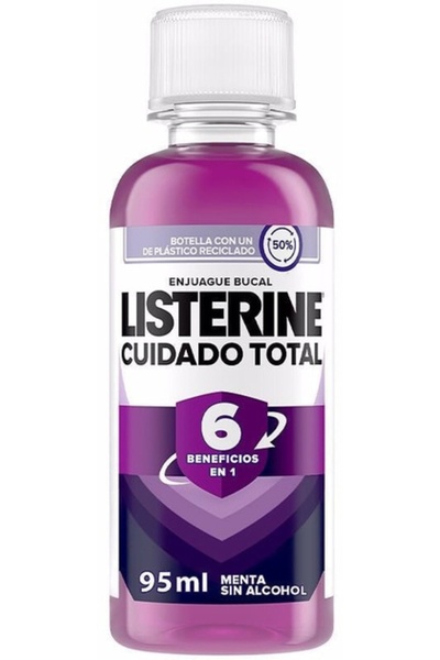 Listerine Apa de gura Travel Mini, Cuidado Total Listerine, 95 ml