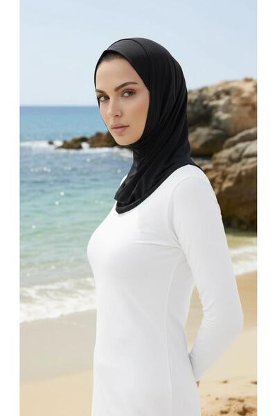 new ats Black Hijab Swimsuit Cap for Swimming, Sea, Pool, Sports, Hijab Swims...
