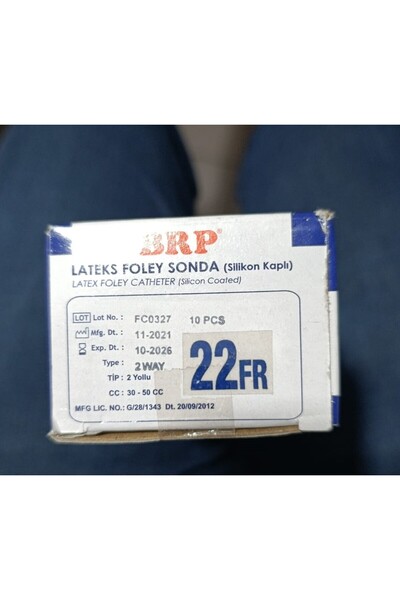 BRP 22 NUMARA 10 ADET FOLEY SONDA