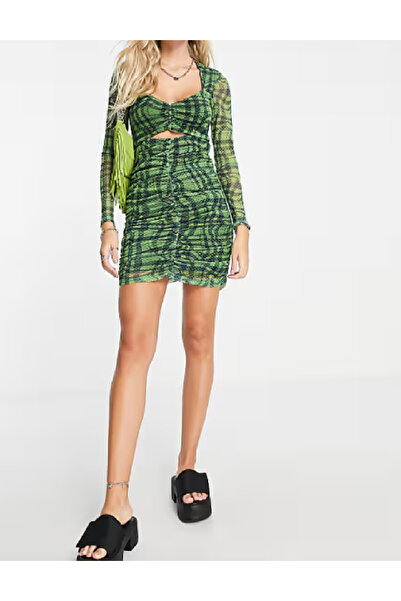 Evendi Short dress, green