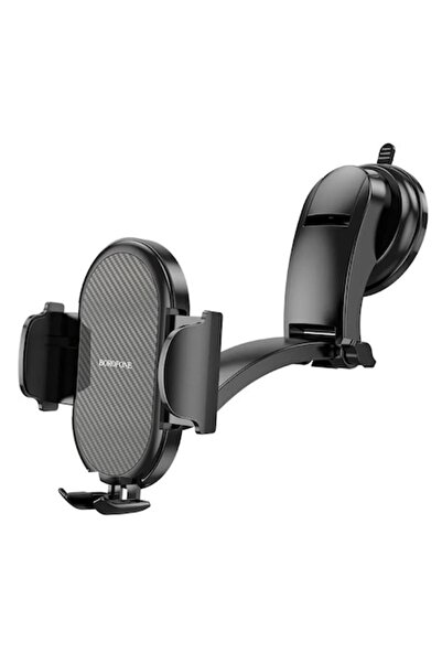 Borofone Suport auto, bord/parbriz cu braț telescopic - Charm (BH73) - Negru