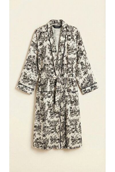 Minteks Γυναικεία ρόμπα After Bath Toile Jungle