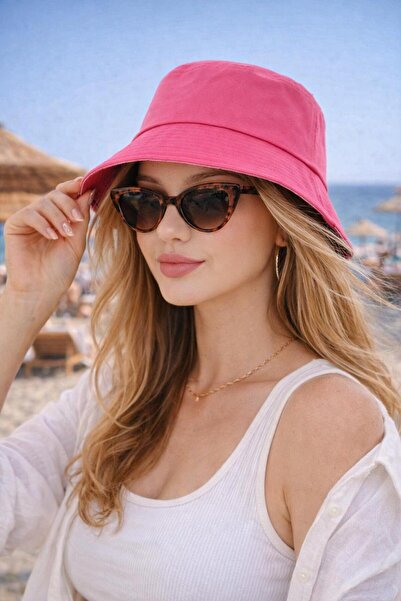 Wearflawless Women's Fuchsia Bucket Hat, Summer Bucket Hat, Casual Bucket/Fis...