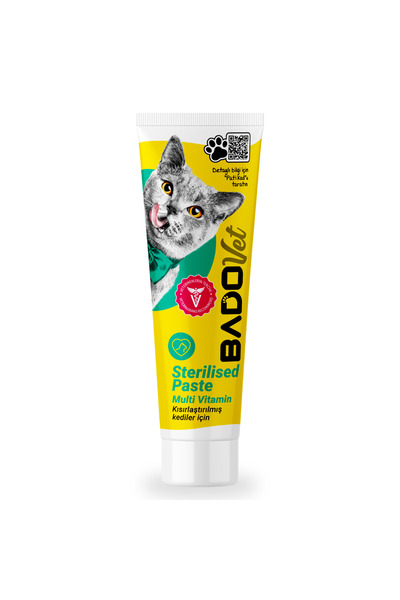 BadoVET Pastă multivitamine pentru pisici sterilizate, BadoVet, 100 g, suport...