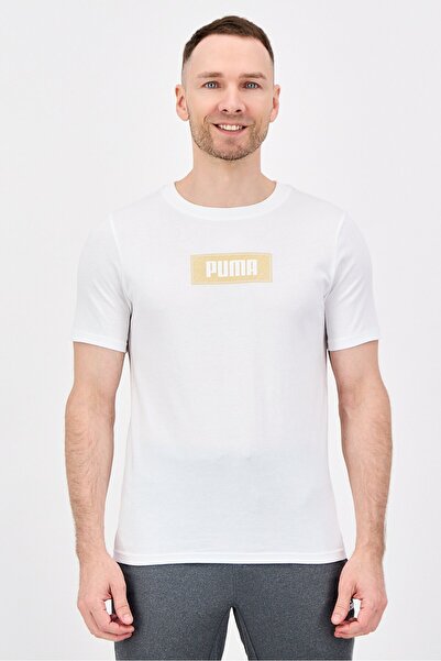 Puma Men Asia Fit Short Sleeve Outdoor T-Shirt, White