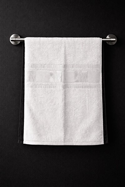 MORE HOME 100% قطن، 1 قطعة منشفة لليدين والوجه، مقاس 50*90، لون كريمي فاتح