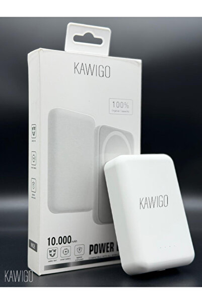 kawigo 10000 mAh Manyetik Kablosuz Powerbank Gerçek Kapasite Powerbank