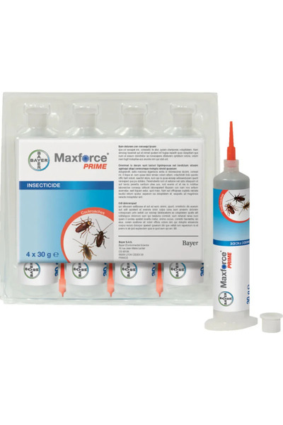 maxforce Prime Insecticide Cockroach Lure Bait Gel Clear 4x30gm