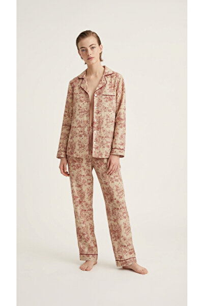 Minteks After Bath Toile Jungle Pajama Set