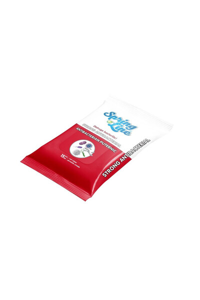 Spring Line Servetele antibacteriene de buzunar, pachet 15 bucati,