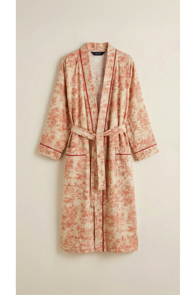 Minteks Γυναικεία ρόμπα After Bath Toile Jungle