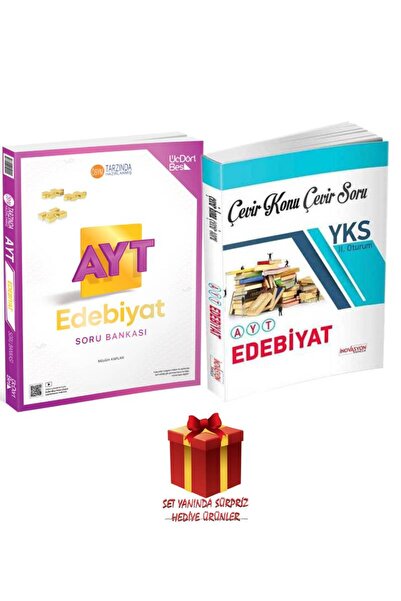 Üç Dört Beş Yayıncılık AYT Edebiyat Soru Bankası+Edebiyat Çevir Konu Çevir So...
