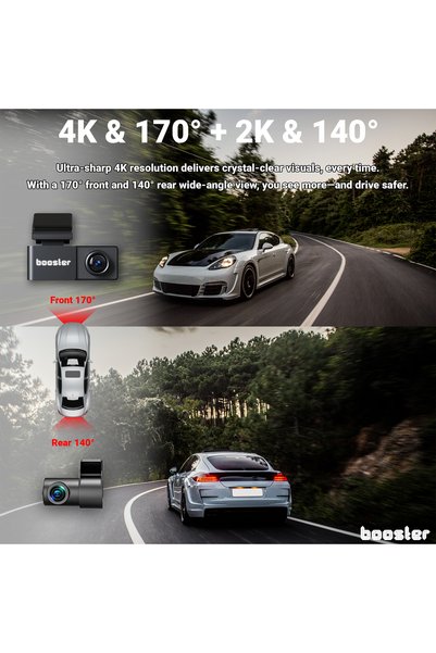 BOOSTER REVIEW Booster SafeDrive Ultra – DashCam 4K cu GPS și WiFi