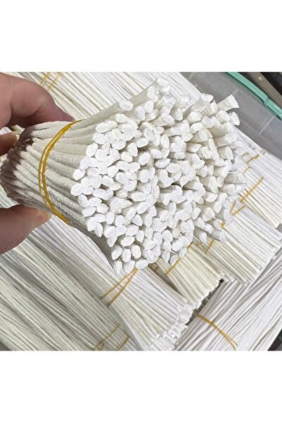 200 pcs 25 Cm Number 20 hard waxed Wick Thick ( 200 pcs ) Percent Cotton Rope Candle Wick