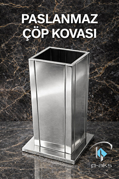 PAKS METAL Paslanmaz Çöp Kovası ve Yangın Söndürme Tüpü Koruyucu