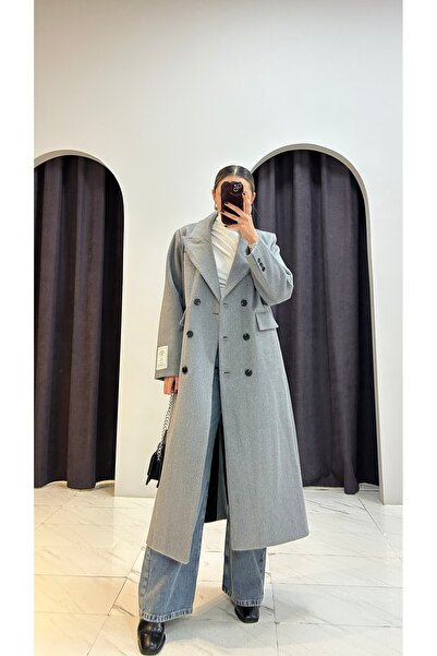 MERVENS Oversize Uzun Kaşe Kaban