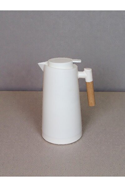 WDA 1L Thermal Coffee Pot – Vacuum Insulated Coffee & Tea Carafe with Wooden ...